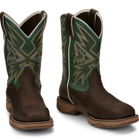 Men\'s Tony Lama Bartlett Steel Toe Cowboy Work Boots Size 7D Women\'s Size 9 main image 8